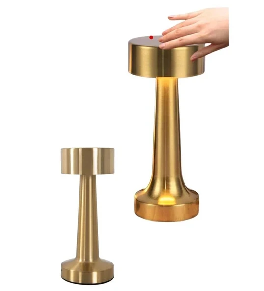 Monalisa Home Masa Üstü Şarjlı Abajur Lamba, Masaüstü, Led Sistemli - Resim 5