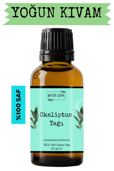 Antik Şifa %100 Saf Okaliptus Uçucu Yağı - 20 Ml (seyreltilmemiş) ürün görseli