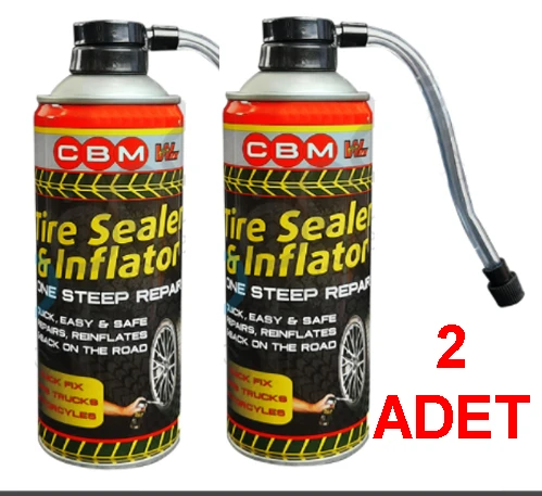 Lastik Tamir Kiti Lastik Tamir Spreyi 400 Ml Büyük Boy 2 Adet ürün görseli