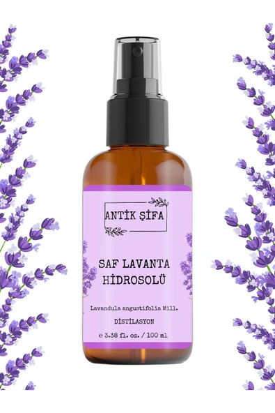 Antik Şifa Lavanta Suyu - %100 Seyreltilmemiş, Doğal Lavanta Hidrosolü (100 ML) ürün görseli