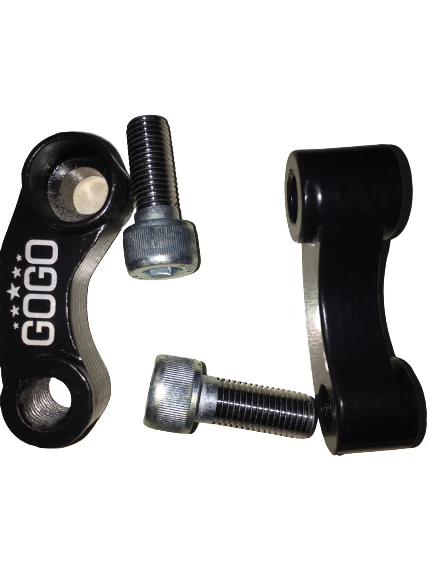 Pcx Ayna Genişletme Motosiklet Ayna Uzatma Aparatı Metal Siyah ürün görseli 1