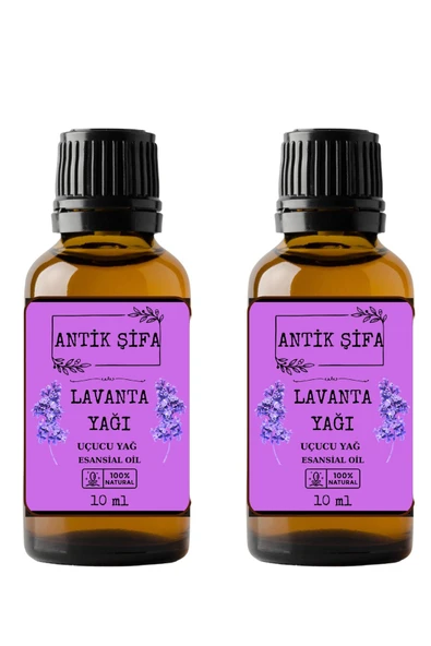 Antik Şifa Lavanta Yağı (2 X 10 ML)- %100 Seyreltilmemiş, Doğal Lavanta Uçucu Yağı ürün görseli