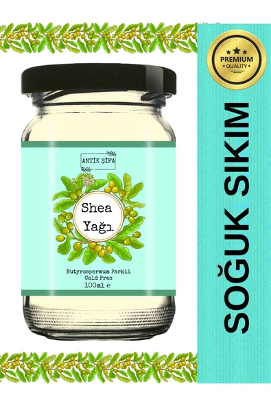 Antik Şifa Shea Yağı 100 ml - %100 Saf Soğuk Sıkım Shea (KARİTE) Butter