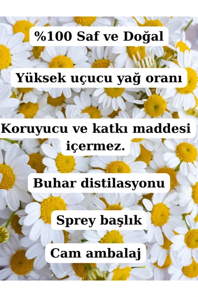 Antik Şifa Saf Papatya Hidrosolü 200 Ml - (2 X 100ml Papatya Suyu) - Resim 3