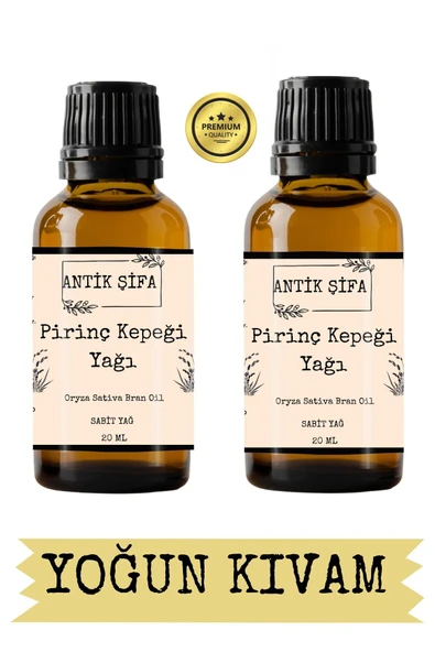 Antik Şifa Pirinç Kepeği Yağı - 2 X 20 ml ürün görseli