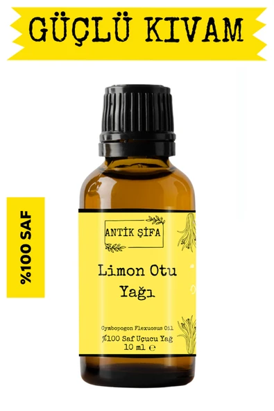 Antik Şifa %100 Saf Limon Otu Uçucu Yağı - (10 ML) ürün görseli