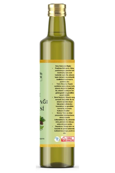 Antik Şifa Çam Kozalağı Sirkesi 250 ml - Doğal Fermantasyon Geleneksel yöntem üretim - Resim 4