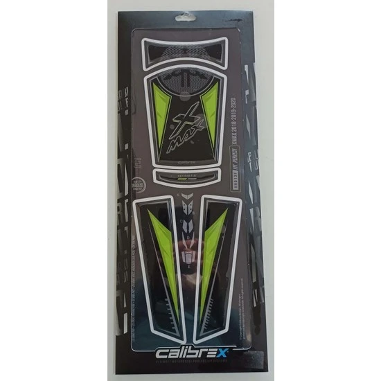 Calibrex Yamaha Xmax 13 Parça Tank Pad Seti Calibrex - Siyah - Yeşil ürün görseli 1