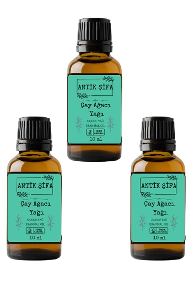 Antik Şifa %100 Saf Çay Ağacı Yağı - (3 X 10 Ml)