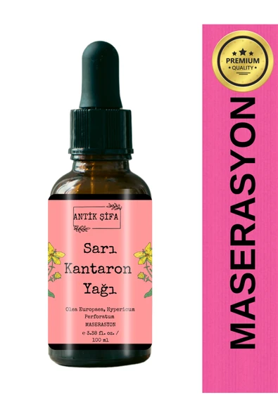 Antik Şifa Sarı Kantaron Yağı - 100 ml (%100 SEYRELTİLMEMİŞ, DOĞAL) ürün görseli