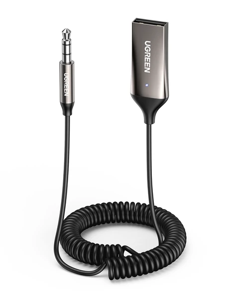 UGREEN USB 2.0 to 3.5mm Mikrofonlu Bluetooth 5.0 Araç Kiti, 70601 - 1