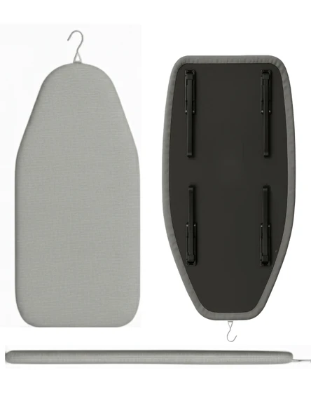 Beylini Mini Ütü Masası Pratik Konforlu Taşınabilir Portatif Hafif Asılabilir Seyahat Kompakt Ütü Masa 40x90 - 4