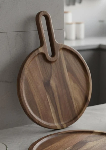 Akasya Sunum Tabağı - Sunumluk 30 CM - 3