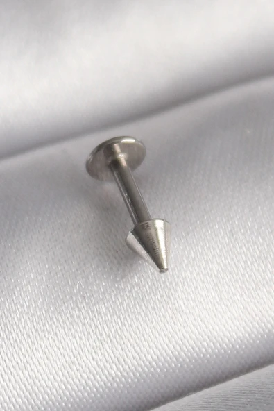 pilelistore 316L Çelik Gümüş Renk Çivi Model Piercing - TJ-PR1370