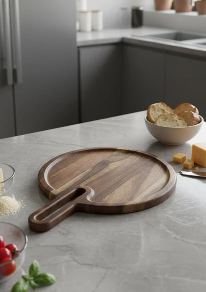 Akasya Sunum Tabağı - Sunumluk 30 CM - 2