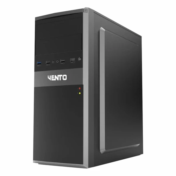 Vento TA-K62 650W USB 2.0 ATX Mid Tower Siyah Kasa - Resim 2
