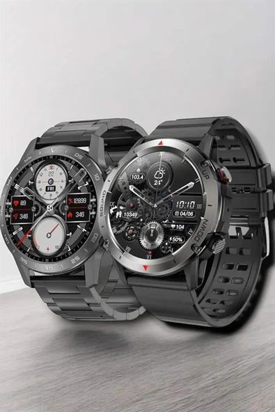 Çift Kordonlu Yüksek Çözünürlüklü Akıllı Saat Uyku İzleyici & Spor Modları - 5