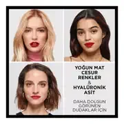 Loreal Paris Color Riche Intense Volume Matte Ruj - 188 Rose Activist - Resim 4