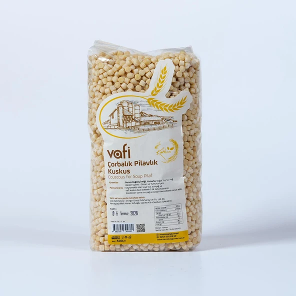 Ev Yapımı Çorbalık Pilavlık Kuskus 500 gr MG