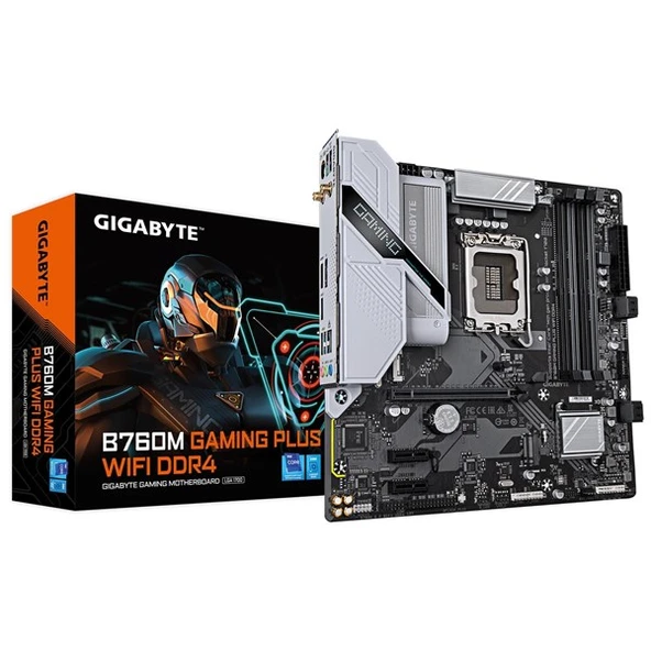 <![CDATA[GIGABYTE B760M GAMING PLUS WIFI6 DDR4 HDMI-DP PCIE 4.0 1700P mATX]]>