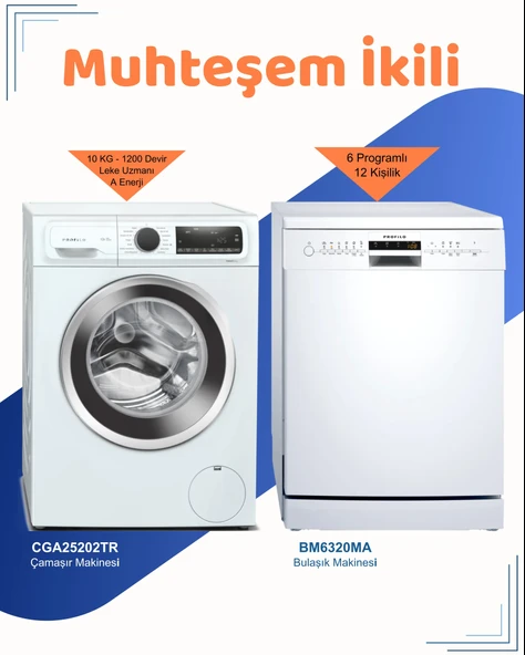Profilo 2'li Avantajlı Set ( BM6320MA - CGA25202TR )
