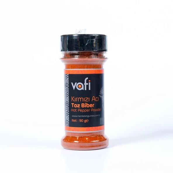 Vafi Tuzluk Kapak Kırmızı Acı Toz Biber 90 gr ürün görseli 1