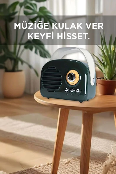 Torima KTS-1682 Yeşil Taşınabilir Bluetooth Hoparlör - Resim 2