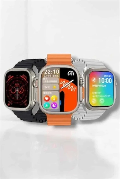 Bluetooth Bağlantılı Nabız, Kan Basıncı, Oksijen Ölçer Akıllı Saat - 3