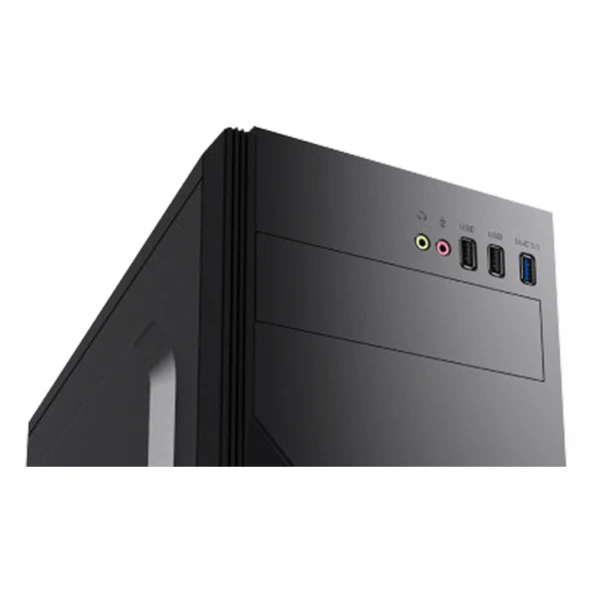 Vento TA-K61 650W USB 3.2 ATX Mid Tower Siyah Kasa - Resim 2