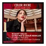 Loreal Paris Color Riche Intense Volume Matte Ruj - 188 Rose Activist - Resim 3