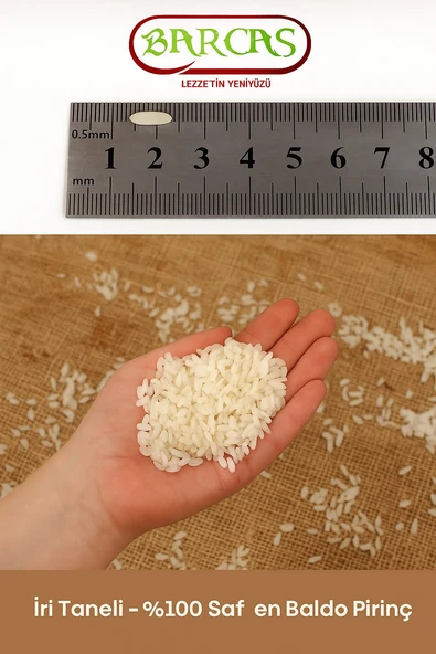 BARCAS 5 KG GÖNEN BALDO PİRİNÇ - Resim 3