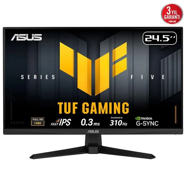 <![CDATA[ASUS 24.5" FAST IPS TUF GAMING VG259QMR5A 0.3MS 310Hz HDMI-DP Gaming Monitör (1920 X 1080)]]> ürün görseli
