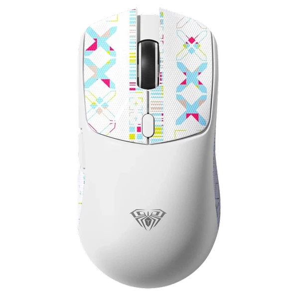 Aula SC580X Lightweight PAW3311 10000 DPI 1000Hz Beyaz Kablosuz Gaming Mouse ürün görseli 1