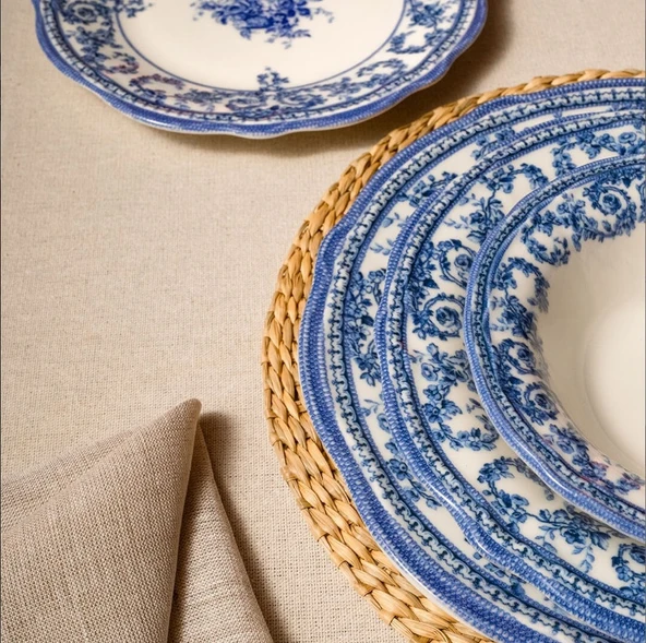 Fecra Majestic Blue 24 Parça Yemek Takımı - 5