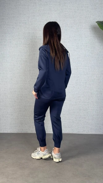 Kadın Uzun Kollu Kapüşonlu Ikili Takım - Resim 4