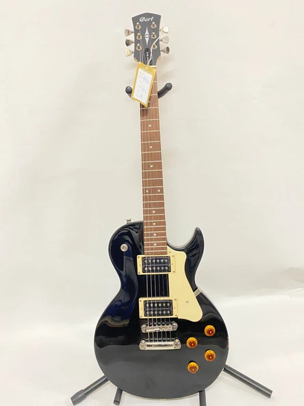 Cort CR100 BK - Black Elektro Gitar-OUTLET Ton Düğmelerinin Altında Minör Kozmetik Kusurlu (SIFIR ÜRÜN Ton ve Sap Dengesi Sorunsuz) - 4