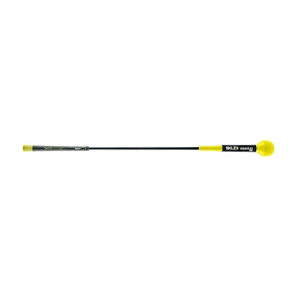 Golftrainingsprodukt Golf Altın Flex – Güç ve Zamanlama Trainer, Siyah-Sarı, 48' - 1