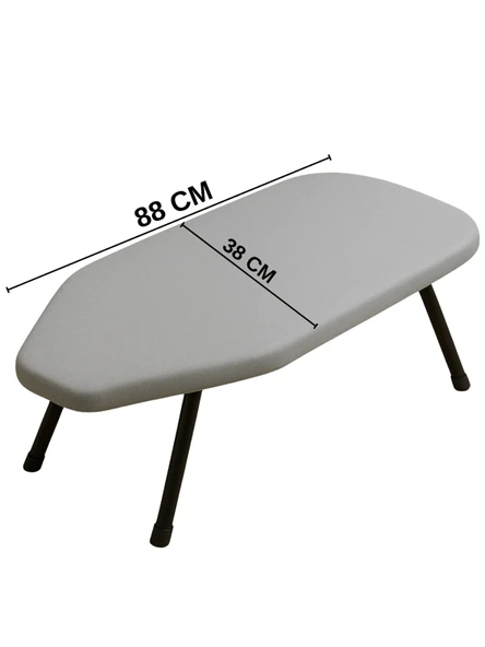 Beylini Mini Ütü Masası Pratik Konforlu Taşınabilir Portatif Hafif Asılabilir Seyahat Kompakt Ütü Masa 38x88 - Resim 6
