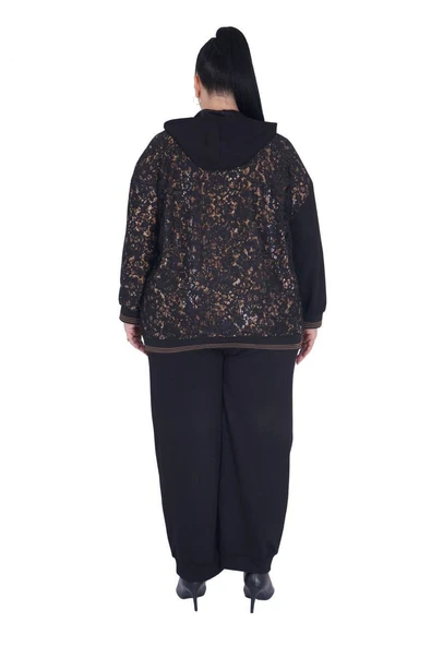 Kadın Büyük Beden Battal  Alt Üst İkili Takım - Resim 3