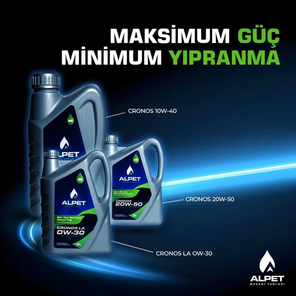 ALPET CRONOS 10W40 - 4 LİTRE - Resim 3