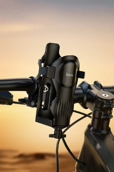 Hoco. H94 Feliz Motosiklet İçin Ayarlanabilir Şişe Tutucu - Siyah - Resim 7