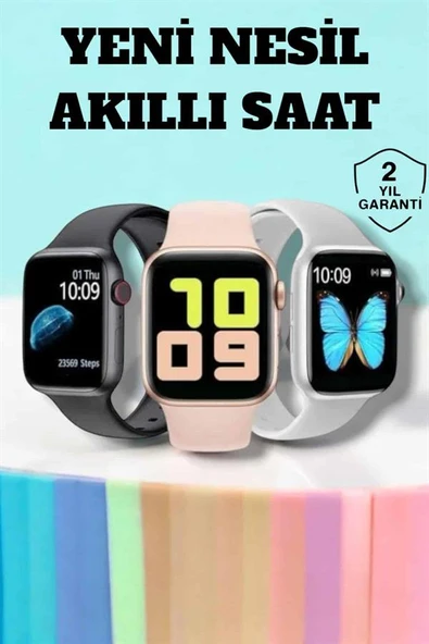 Akıllı Saat Arama Cevaplayan Dokunmatik Ekran Bleutooth Bağlantılı - Resim 2