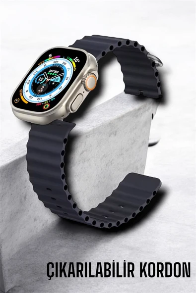 Bluetooth Bağlantılı Nabız, Kan Basıncı, Oksijen Ölçer Akıllı Saat - 4