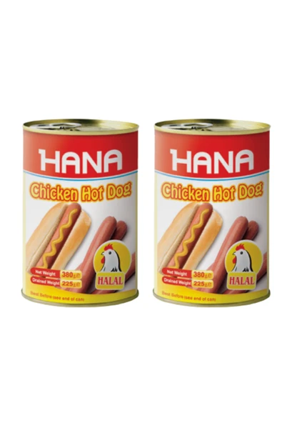 HANA HOT DOGS ( PİLİÇ SOSİS ) 400 GR X2 ADET - 1
