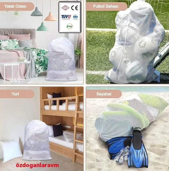 XXXL Perde Tül Gelinlik Güneşlik Yıkama Filesi - 2