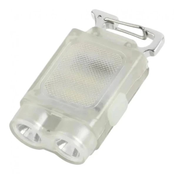 pilelistore V15 EDC El Feneri 1200LM Anahtarlık Işık Tip-C Şarj Edilebilir Taşınabilir Mini Torch Mıknatıs Klips Ile Kam