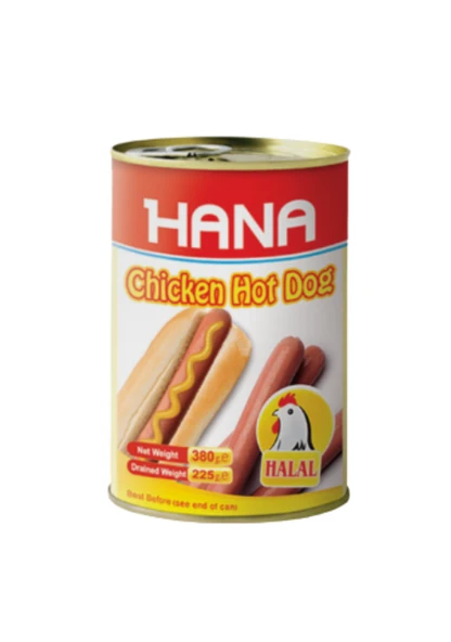 HANA  HOT DOGS ( PİLİÇ SOSİS ) 400 GR ürün görseli