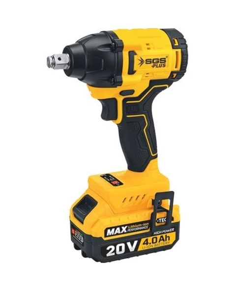 Sgs SGS5502 Kömürsüz 20 Volt 4.0Ah Darbeli Somun Sıkma Seti Çift Akü 2x4 Ah - Resim 2