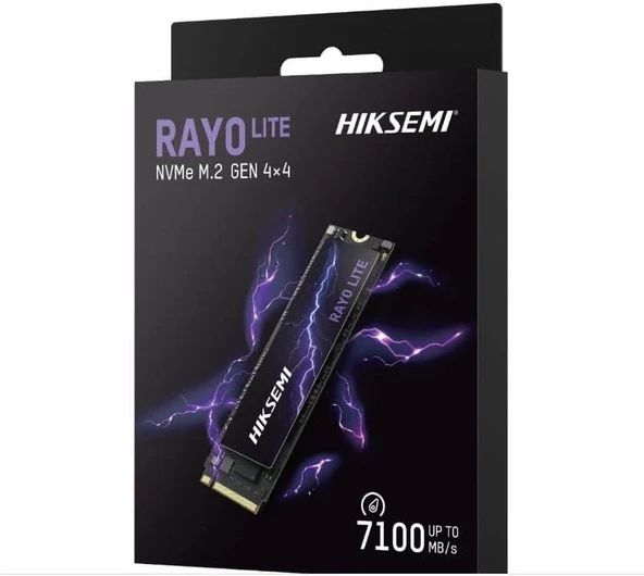 Hiksemi Rayo Lite 1tb Gen4 M.2 Nvme 3D Nand Ssd, Ultra Hızlı Pcıe Gen4 Hızları Okuma: 7000 Mb/sn, Yazma: 6000 Mb/s - 3