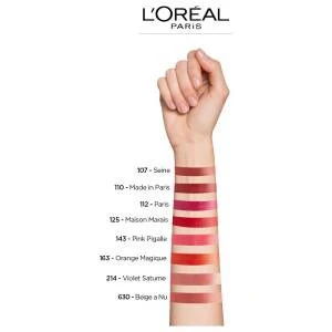 Loreal Paris Color Riche Saten Bitişli Ruj 125 Maison Marais - Kırmızı - Resim 6